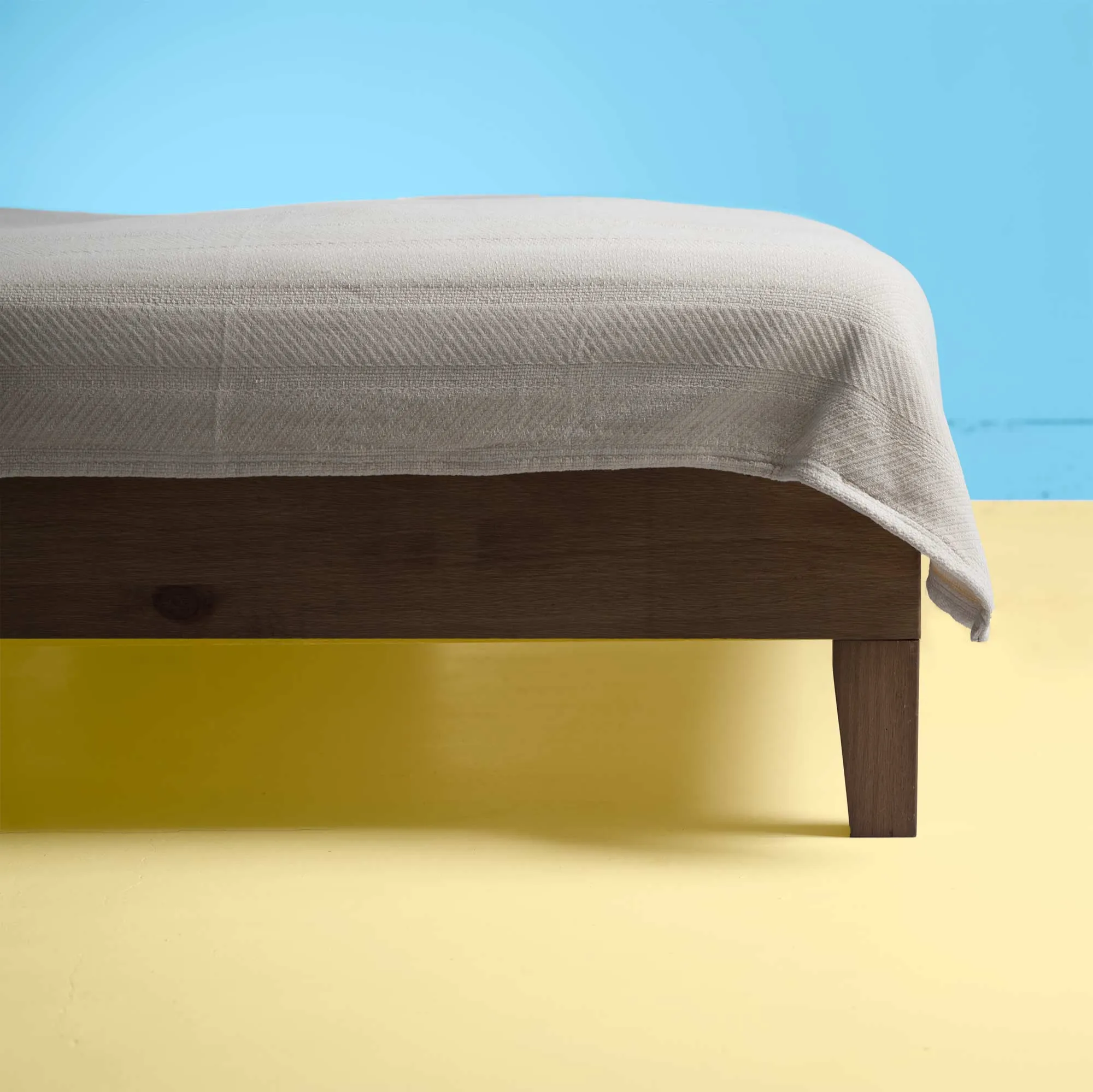 100% Organic Cotton Chenille Herringbone Blanket (Grown & Made in USA) (Rare, Discontinued)