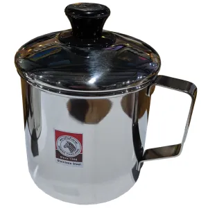 10cm Stainless Steel Mug with Lid