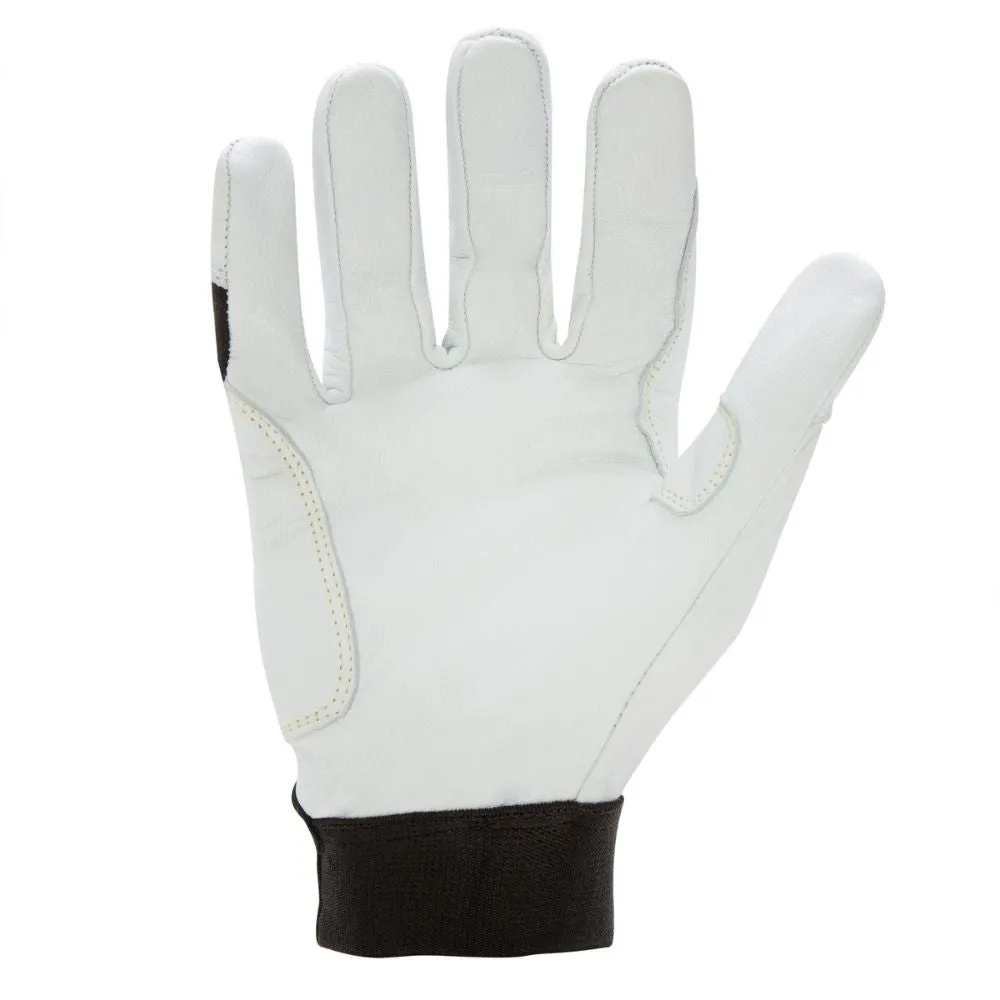 212 Performance FRLPC5-05-013 Fire Resistant Leather Palm Cut 5 Welder and Fabricator Gloves, 3X-Large Black;White