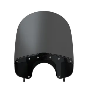 23.8 in. Quick Release Tinted Mid Windshield - Black