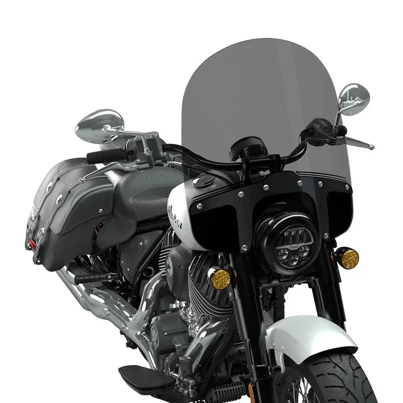 23.8 in. Quick Release Tinted Mid Windshield - Black