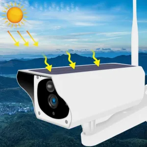 2MP Solar Wifi Camera | Waterproof | Night Vision | Motion Detection | Voice Intercom