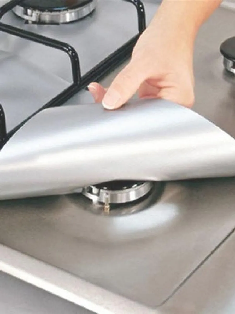 4pcs Burner Covers Protector Stove Surface