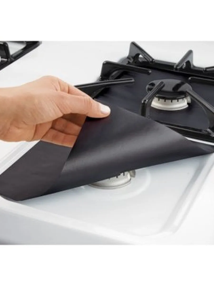 4pcs Burner Covers Protector Stove Surface