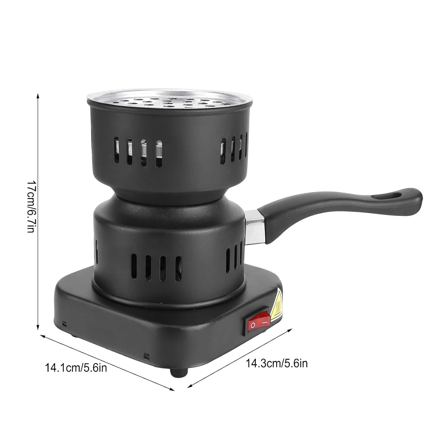 5815 Heating Stove, Tubular Heating Stove Hot Plate Stove, HeatResistant Coating for Home, Camping Cooking, Mini Electric Tea Coffee Heater