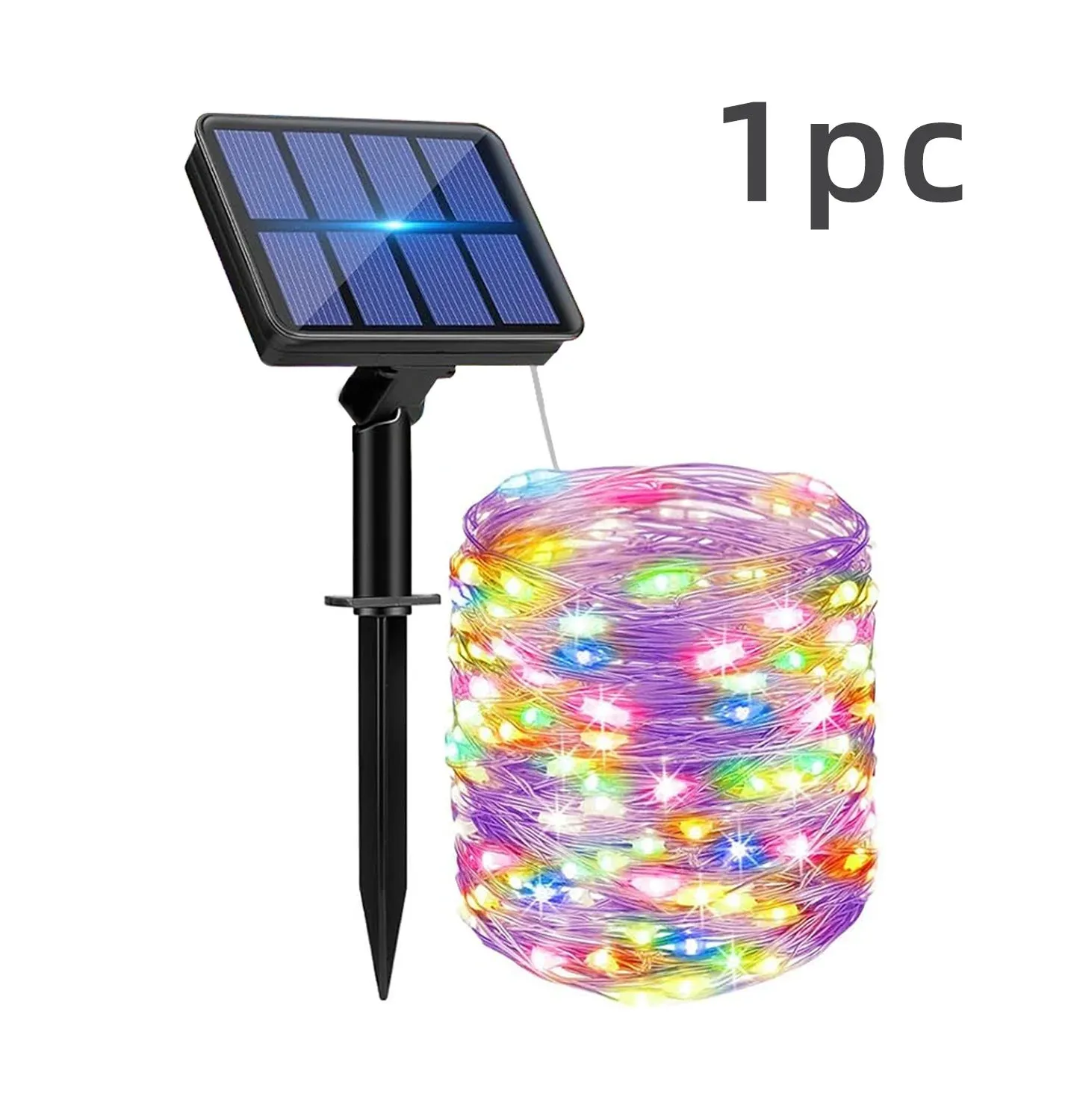 7M LED Solar String Fairy Lights Outdoor Path Garlands Lamp Patio Waterproof Christmas Wedding Garden Street Lights