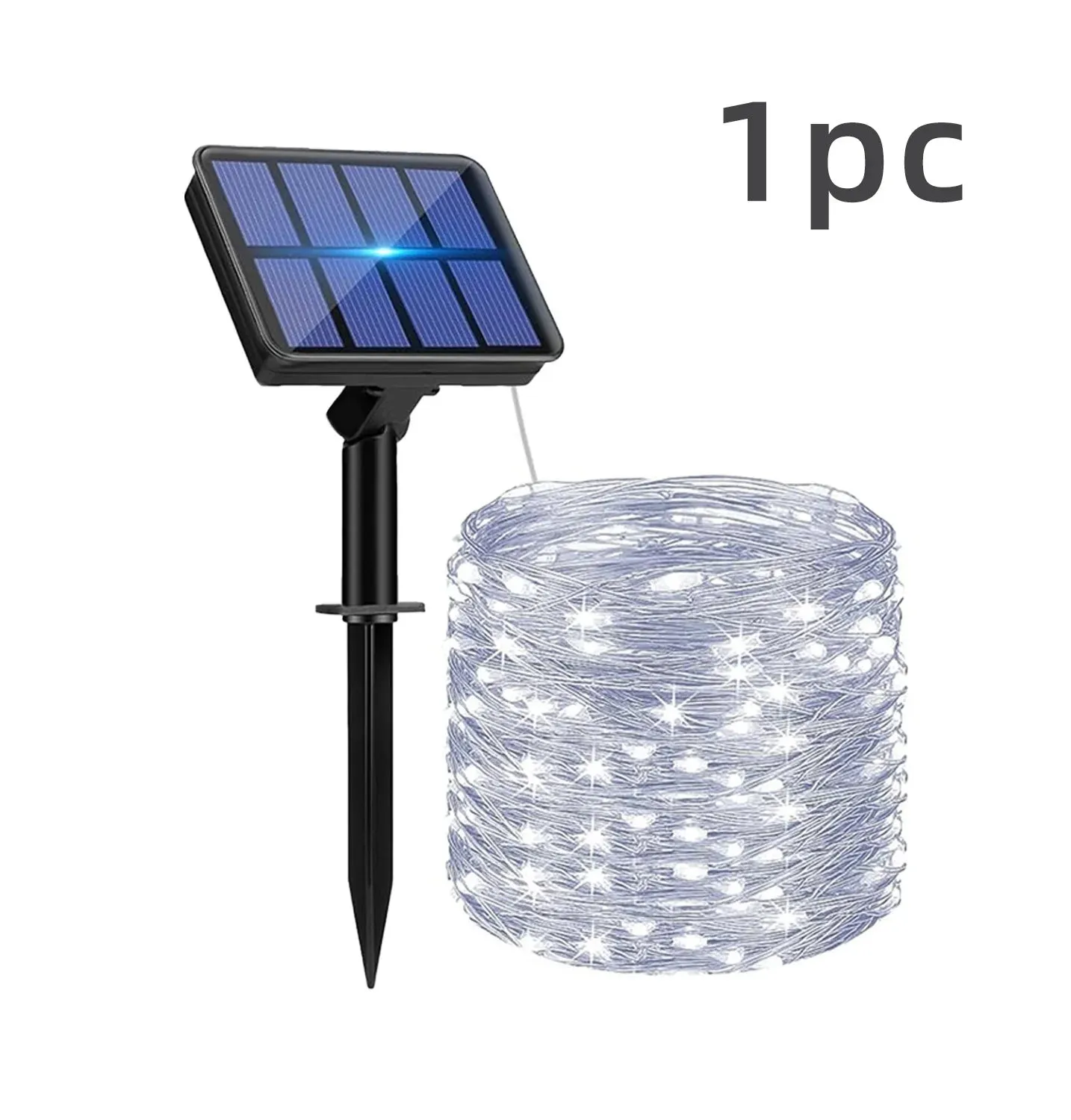 7M LED Solar String Fairy Lights Outdoor Path Garlands Lamp Patio Waterproof Christmas Wedding Garden Street Lights