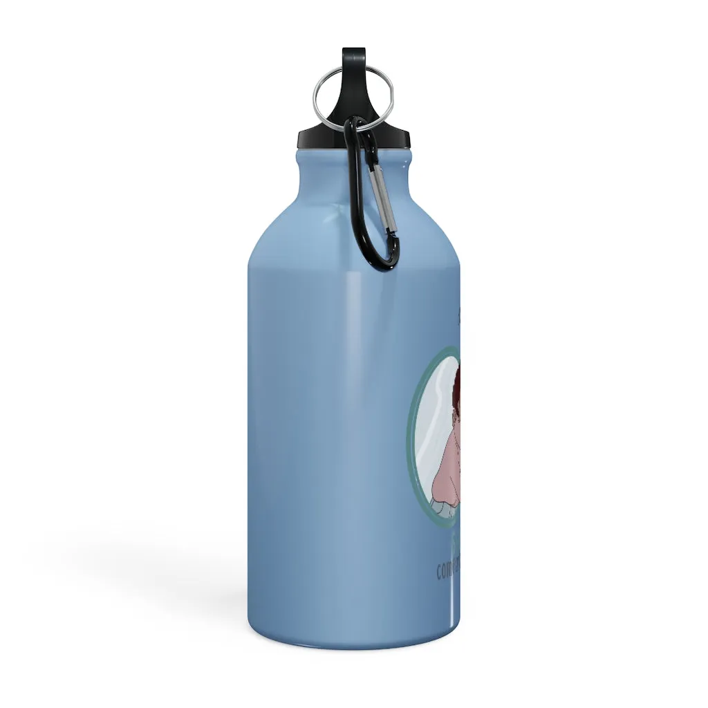 Affirmation Feminist pro choice Oregon Sport bottle 13.5oz -  You are Unique (Brown Girl)