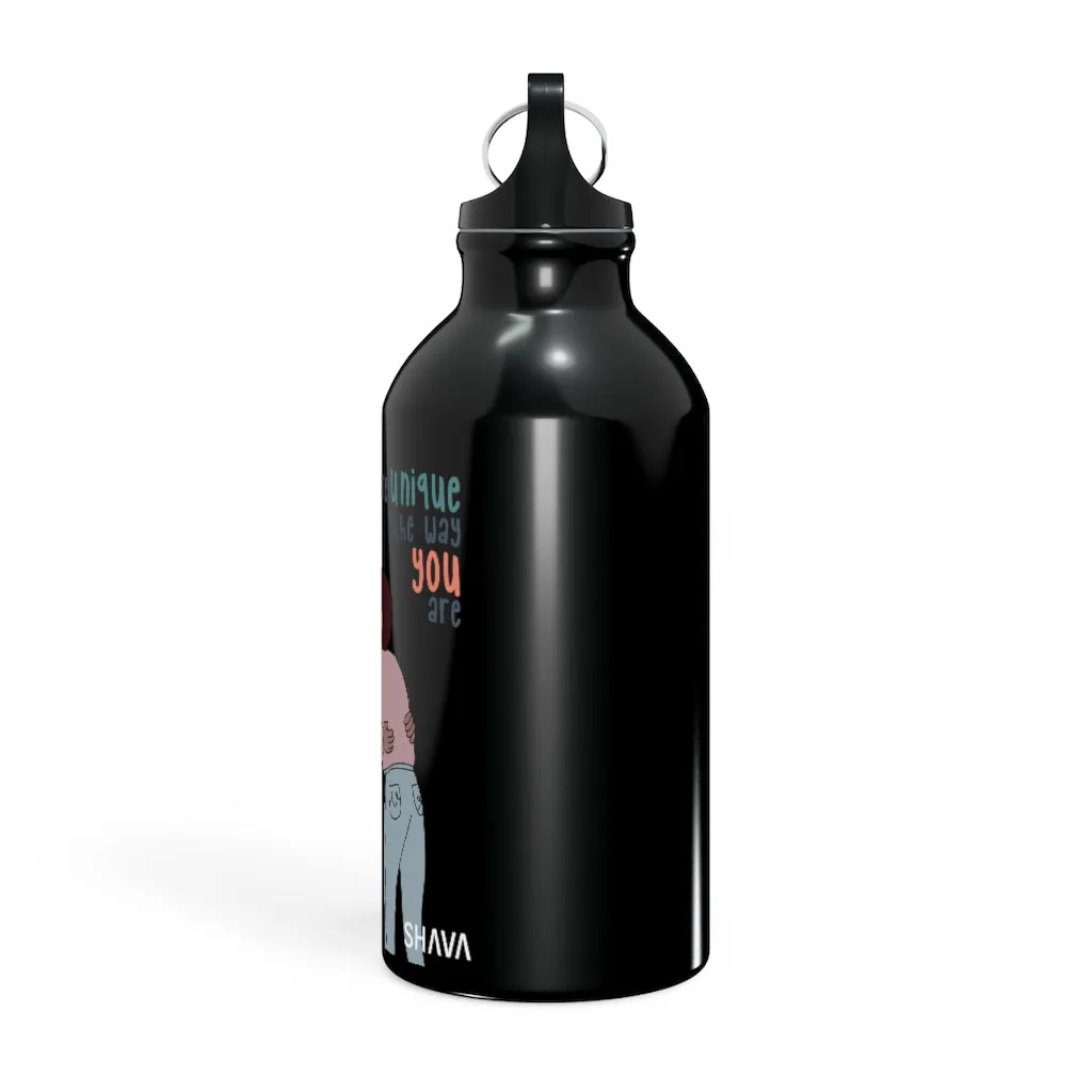 Affirmation Feminist pro choice Oregon Sport bottle 13.5oz -  You are Unique (Brown Girl)