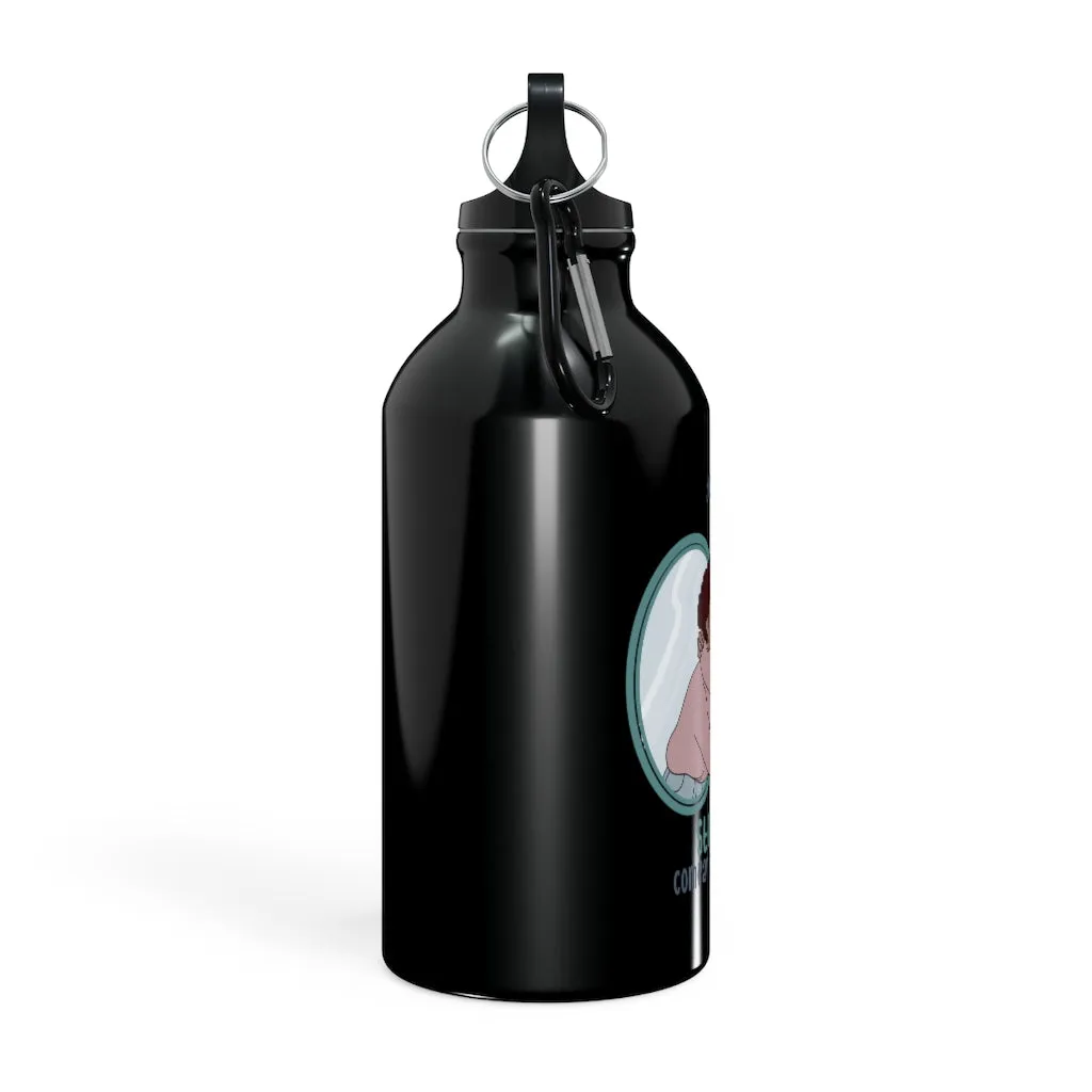 Affirmation Feminist pro choice Oregon Sport bottle 13.5oz -  You are Unique (Brown Girl)