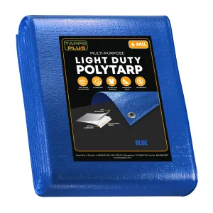 Blue Poly Tarp 12' x 24'