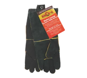 Chef Master 40113Y Mr. Bar-B-Qr BBQ Gloves, long, leather (must be purchased in case quantities)