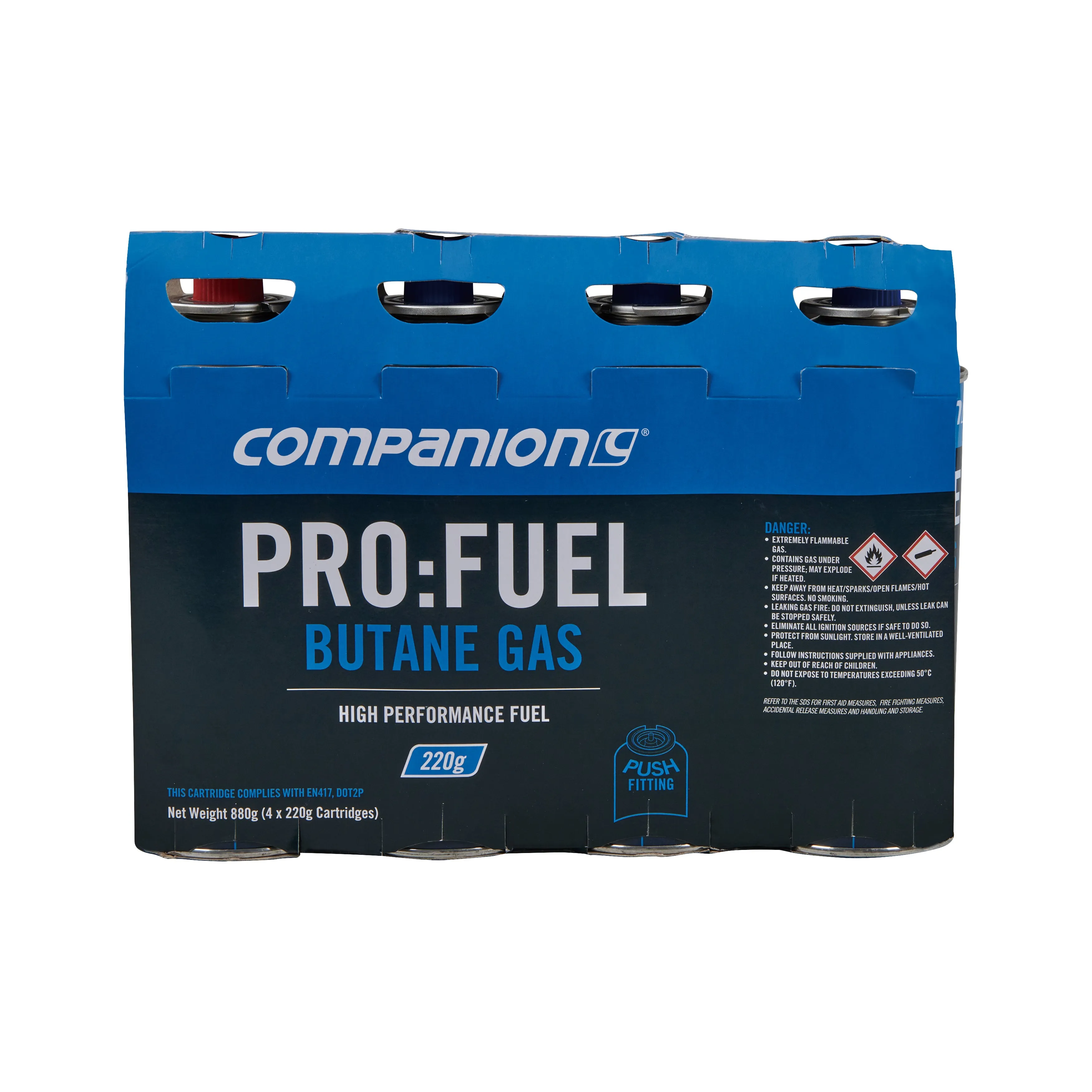 Companion Butane Gas 220g 4pk