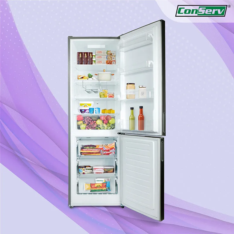 Conserv 24" Wide 10.8 cu.ft.Bottom Freezer Refrigerator Stainless