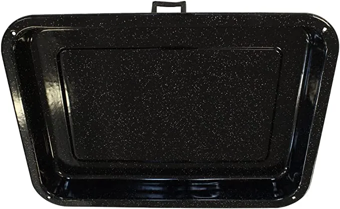 Cooker Grill Pan Kit Complete with handle & Wire Tray Universal (380mm x 280mm)