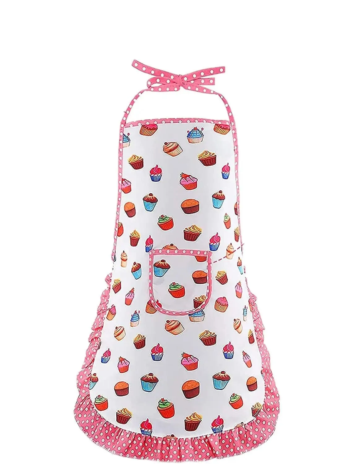 Cooking Apron Gloves Hat Set Pink Easter Halloween Child Chef Kitchen Baking Tool Play House Toys