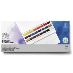 Cotman Watercolours The Cotman Studio Set - 24 Whole Pans