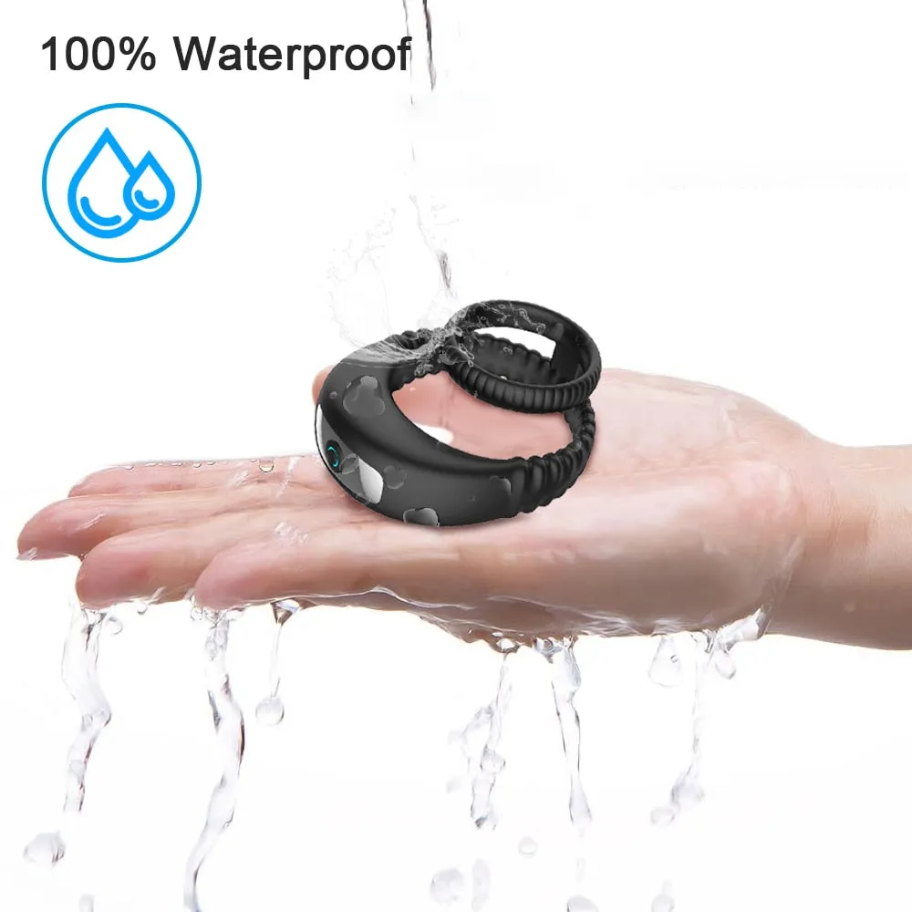 Couples Vibrating Cock Ring for Men - Delayed Ejaculation Vibrator for Enhanced Pleasure