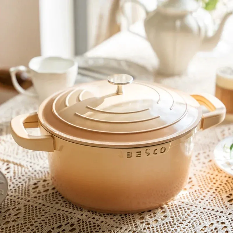Easy Clean Non-Stick Cookware: Gas & Induction Compatible.