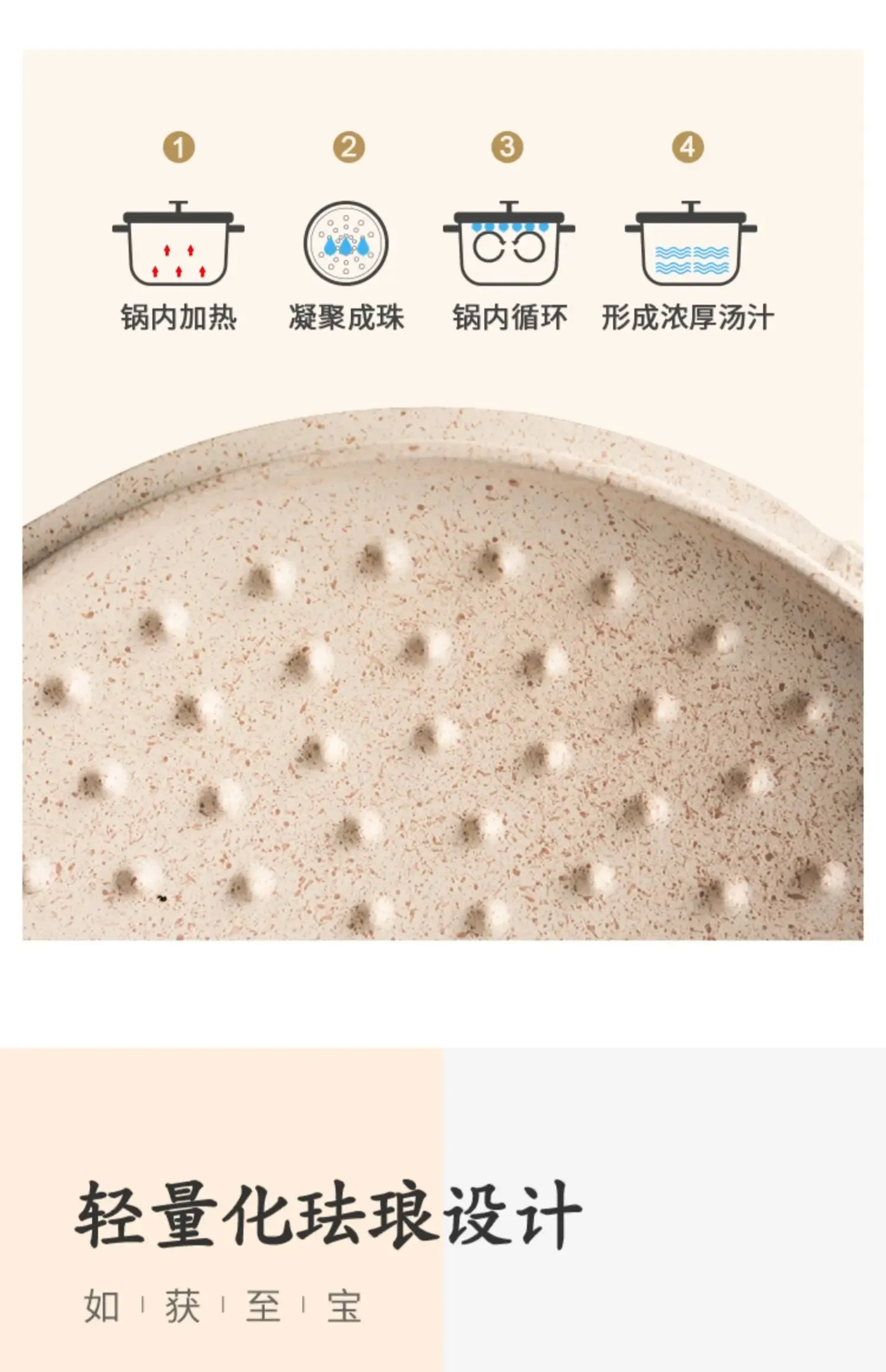 Easy Clean Non-Stick Cookware: Gas & Induction Compatible.
