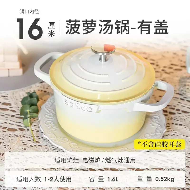 Easy Clean Non-Stick Cookware: Gas & Induction Compatible.