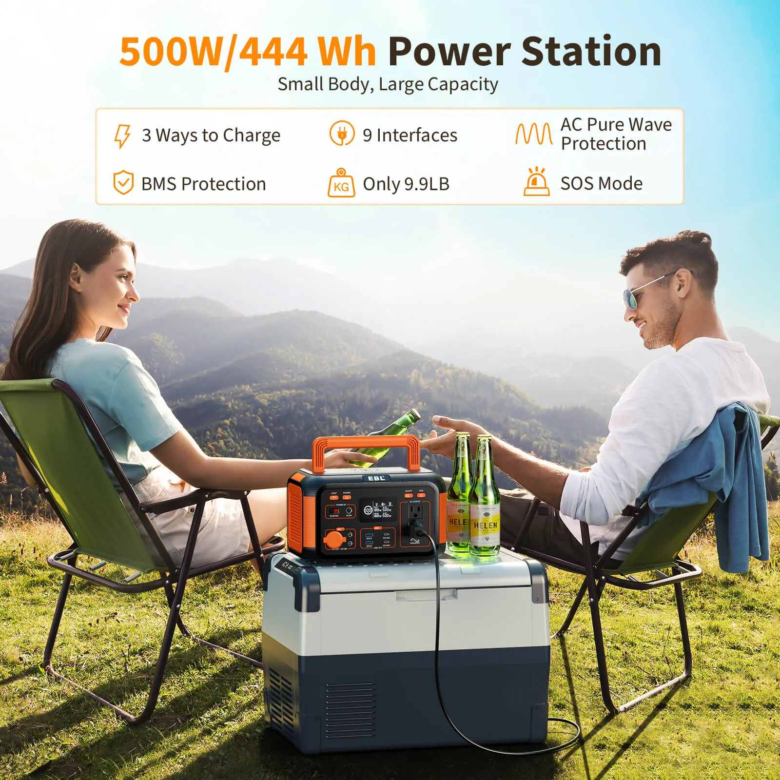 EBL Portable Power Station 500W Mini