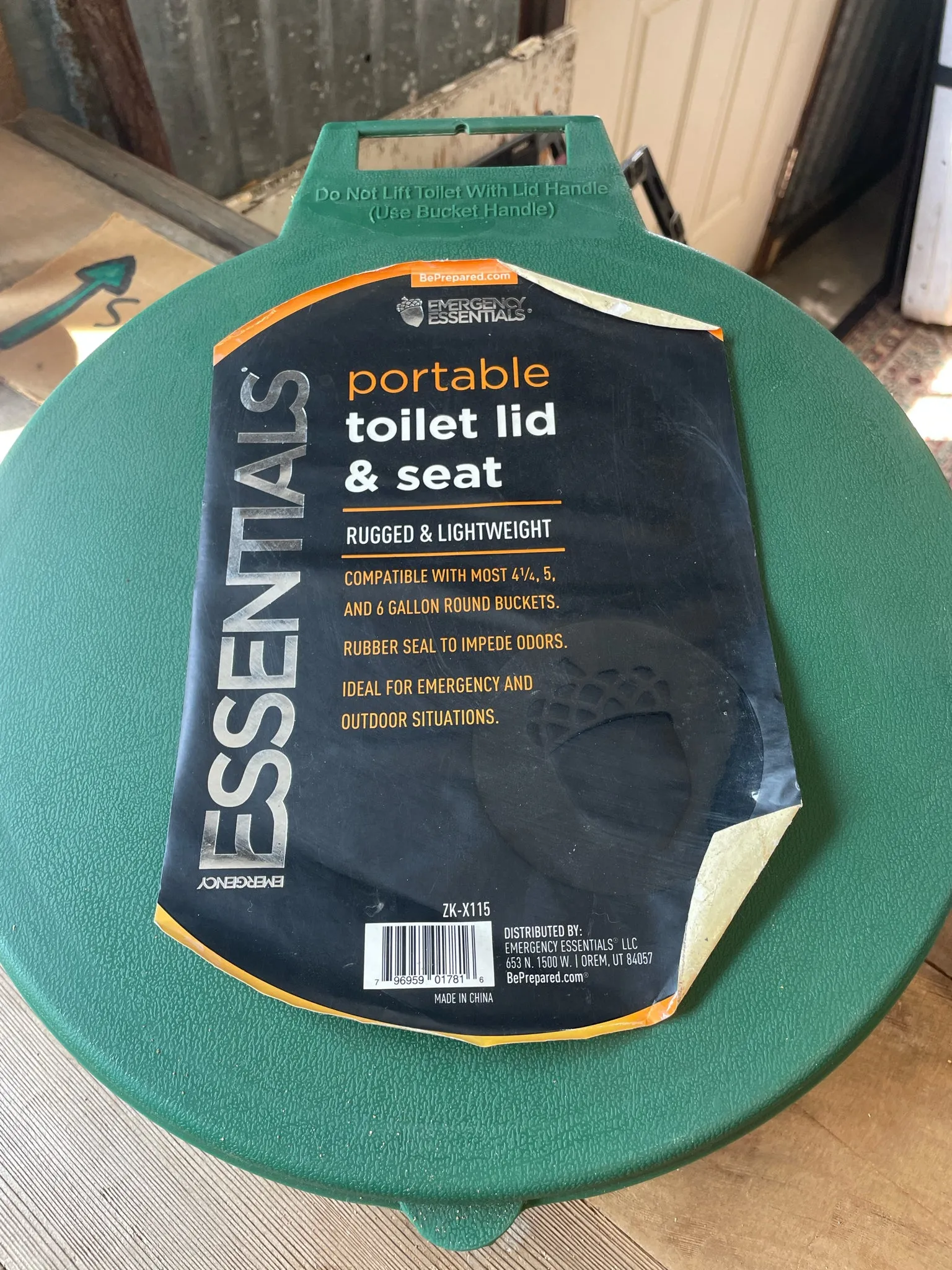 Emergency Essentials Portable Toilet Lid and Seat