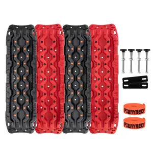 Fieryred Recovery Tracks /w Mounting Pins 15T Board 4WD Sand Track Snow Mud 4x4
