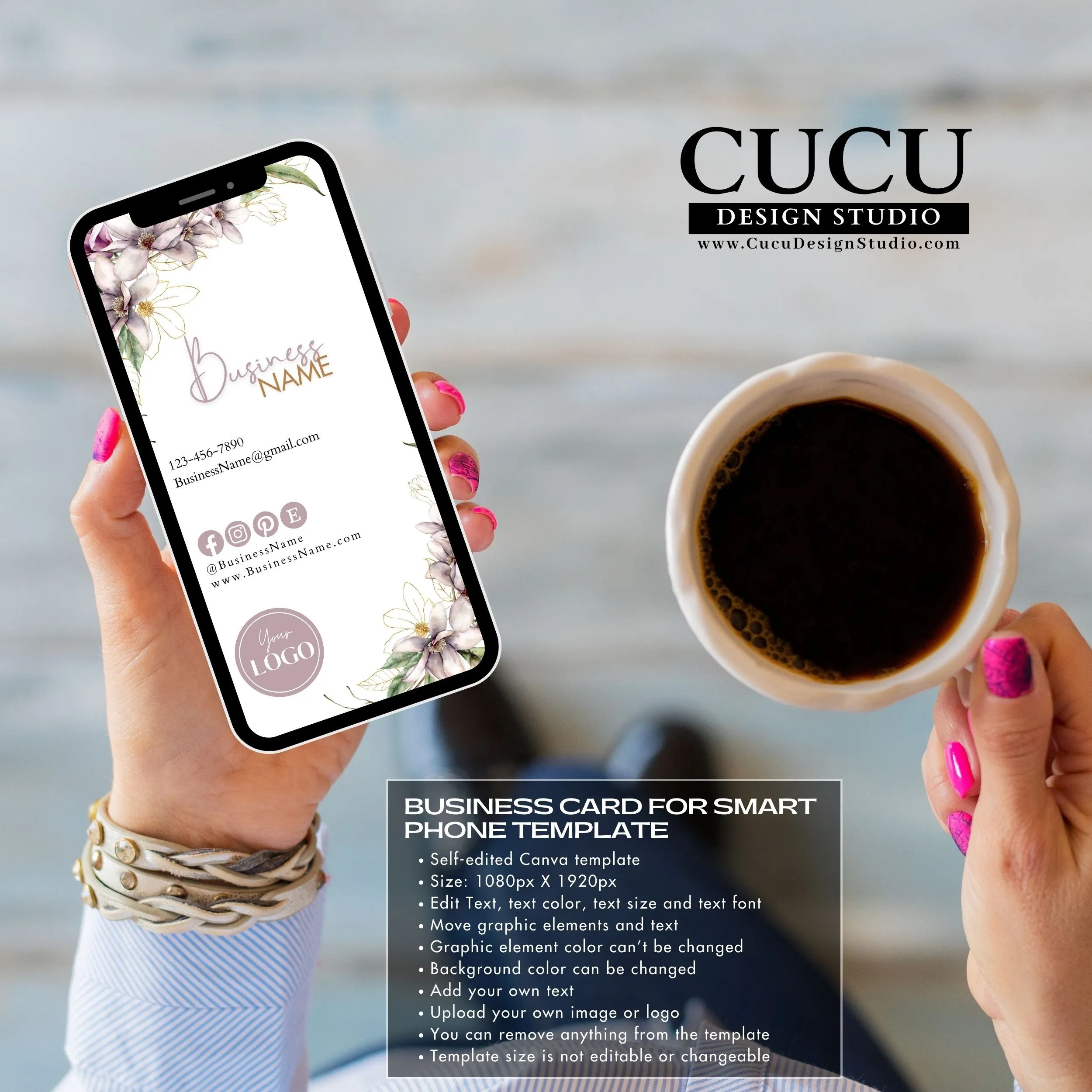 Floral Business Bundle | Price List | Business Card | Thank You Card | Stickers