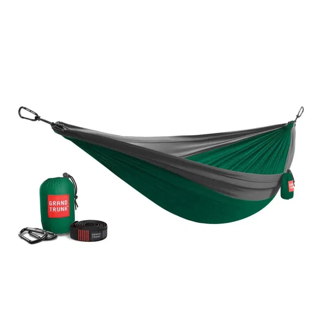 Grand Trunk Double Parachute Nylon Hammock with Straps