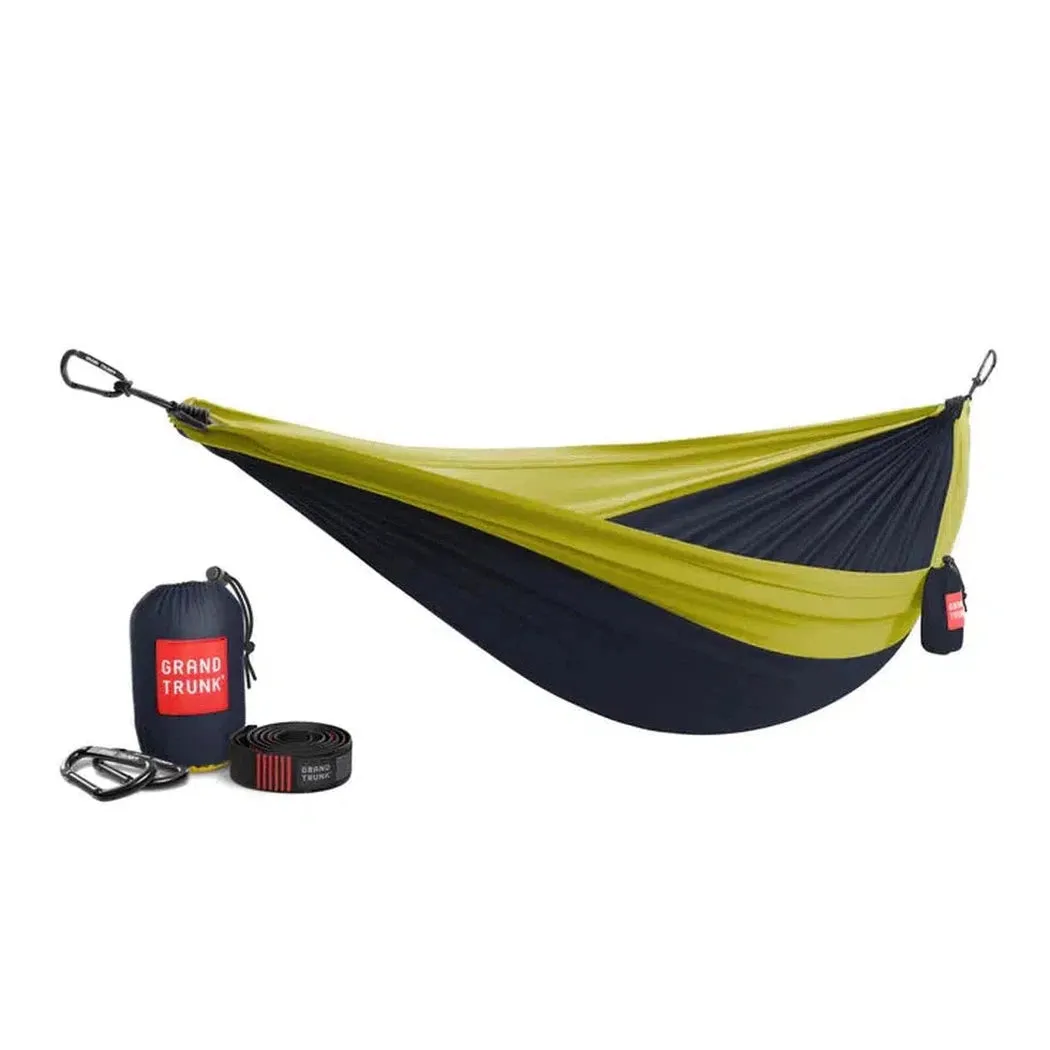 Grand Trunk Double Parachute Nylon Hammock with Straps