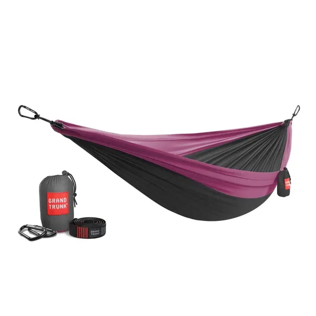 Grand Trunk Double Parachute Nylon Hammock with Straps