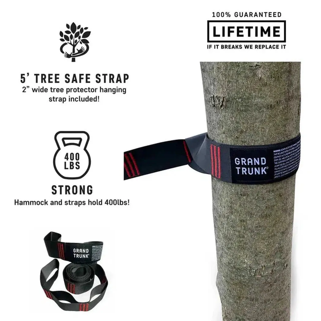 Grand Trunk Double Parachute Nylon Hammock with Straps