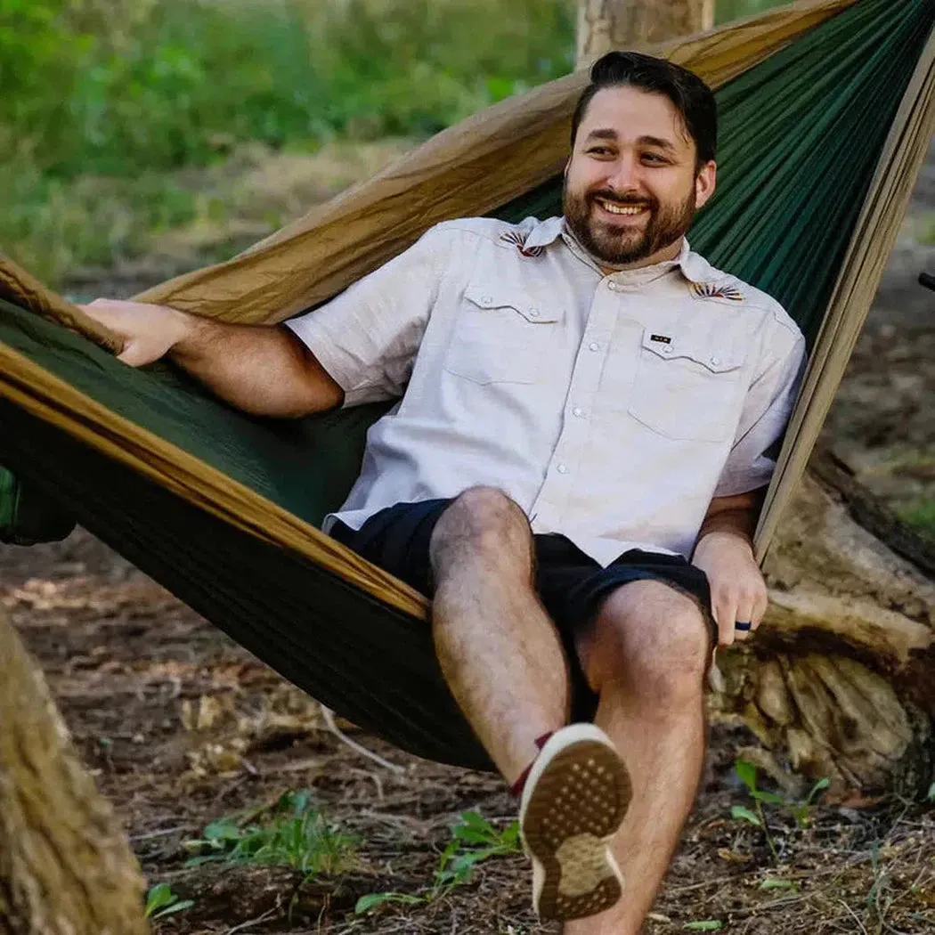 Grand Trunk Double Parachute Nylon Hammock with Straps