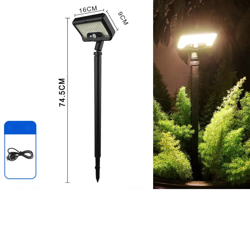 Hot Sale 50% OFFRemovable Portable Dual Charging USB-C  Solar Sensor Light