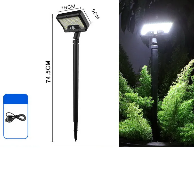 Hot Sale 50% OFFRemovable Portable Dual Charging USB-C  Solar Sensor Light