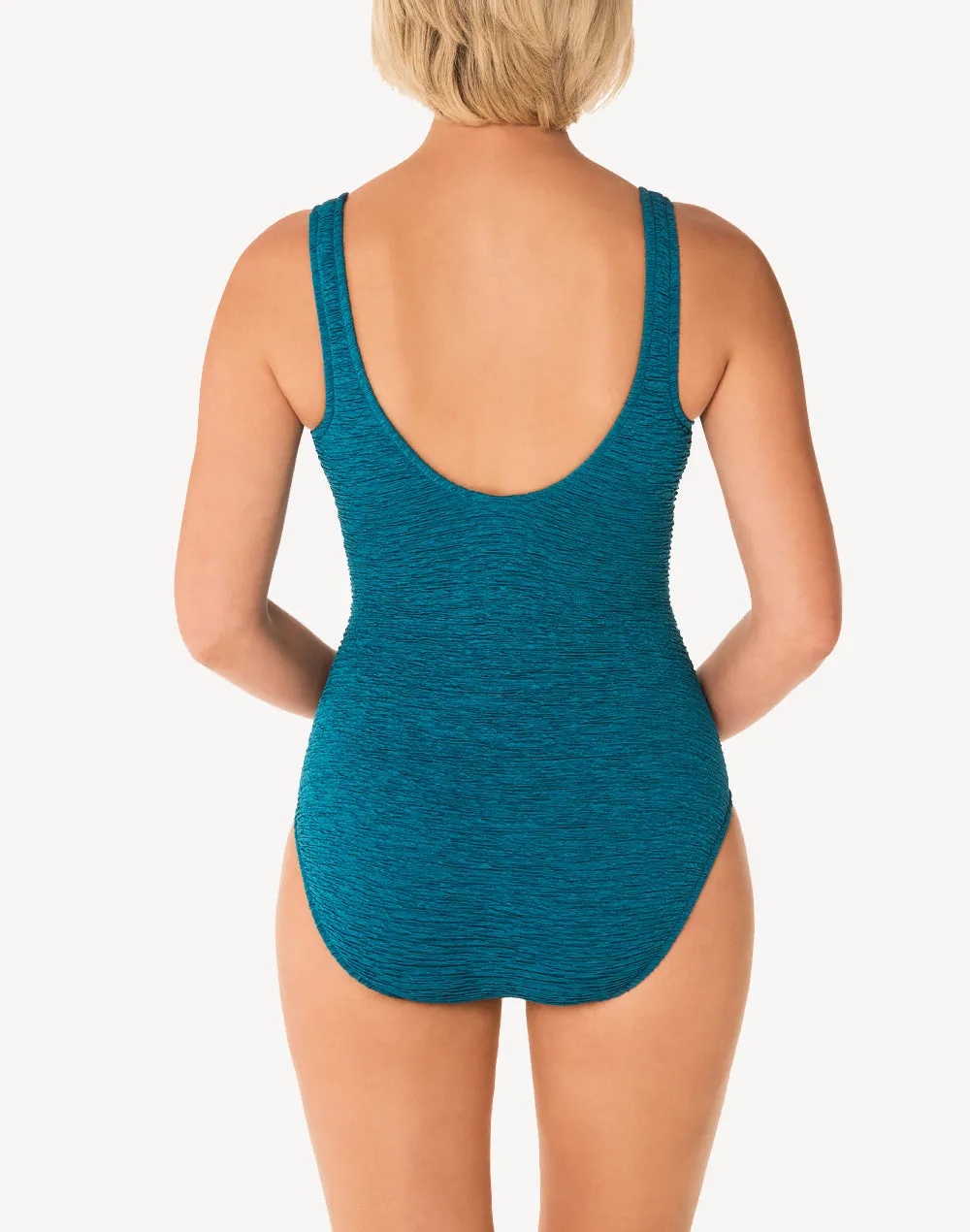 Krinkle Empire Mastectomy One Piece Swimsuit