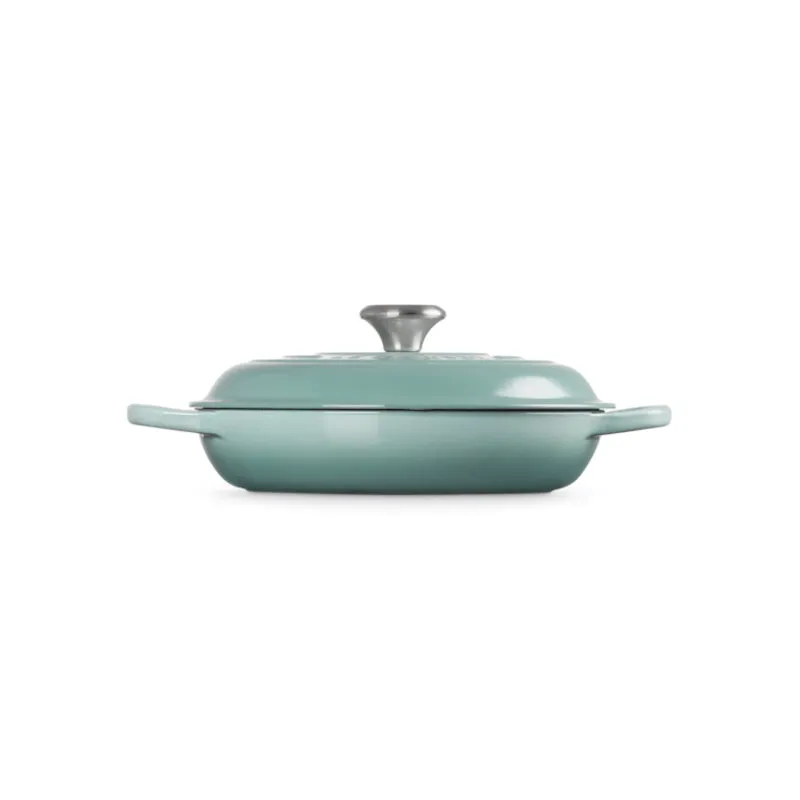 Le Creuset Signature Shallow Casserole Sage 26cm