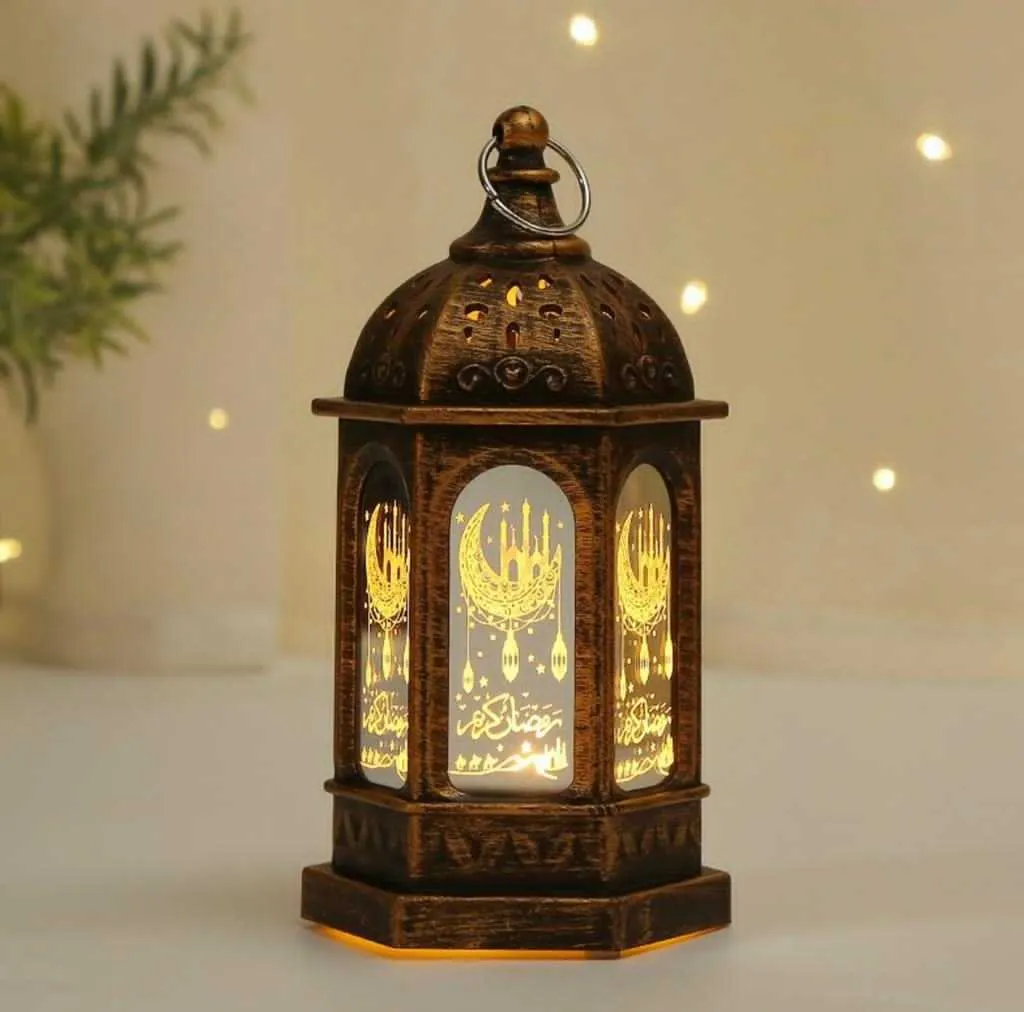 LED Ramadan Lantern Wind Lights Ramadan Decor For Home Happy EID MUBARAK Islamic Muslim Party Ramadan Kareem Gifts Eid Al Adha