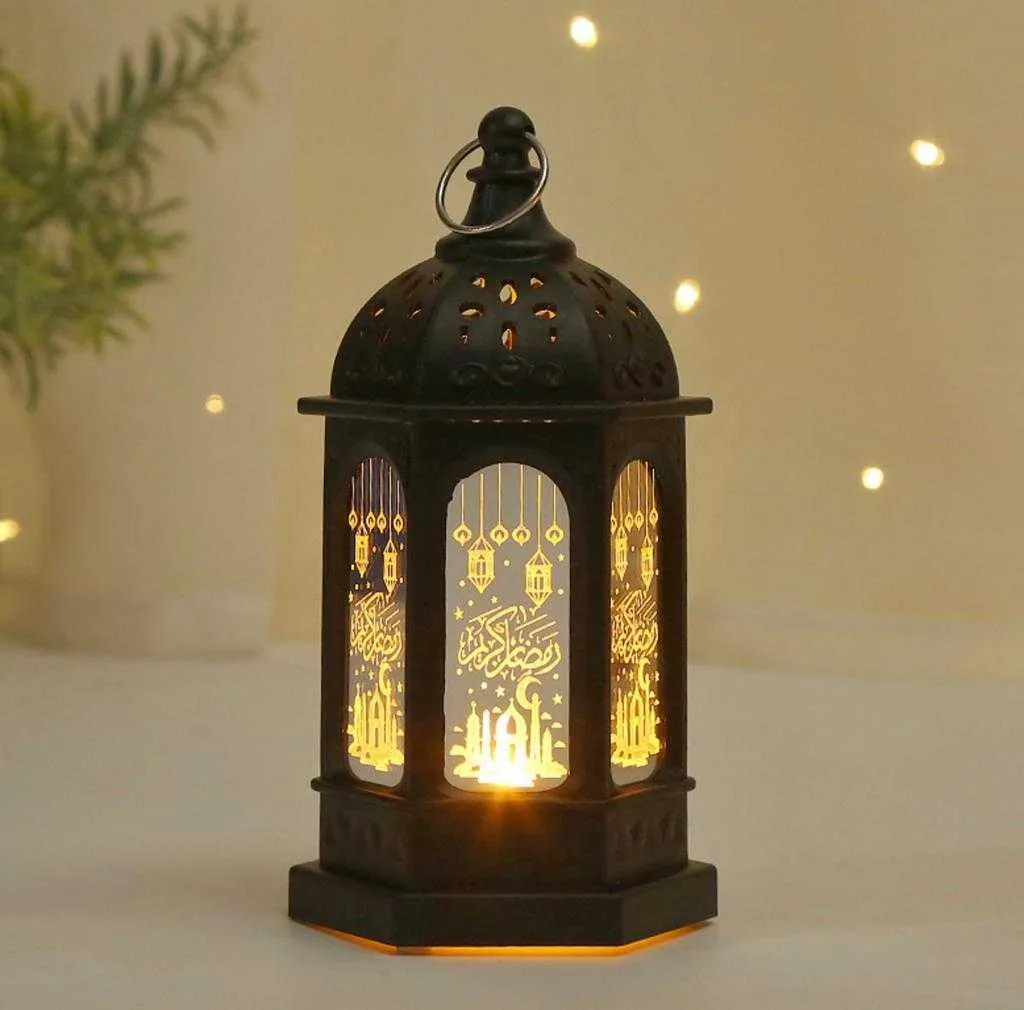 LED Ramadan Lantern Wind Lights Ramadan Decor For Home Happy EID MUBARAK Islamic Muslim Party Ramadan Kareem Gifts Eid Al Adha