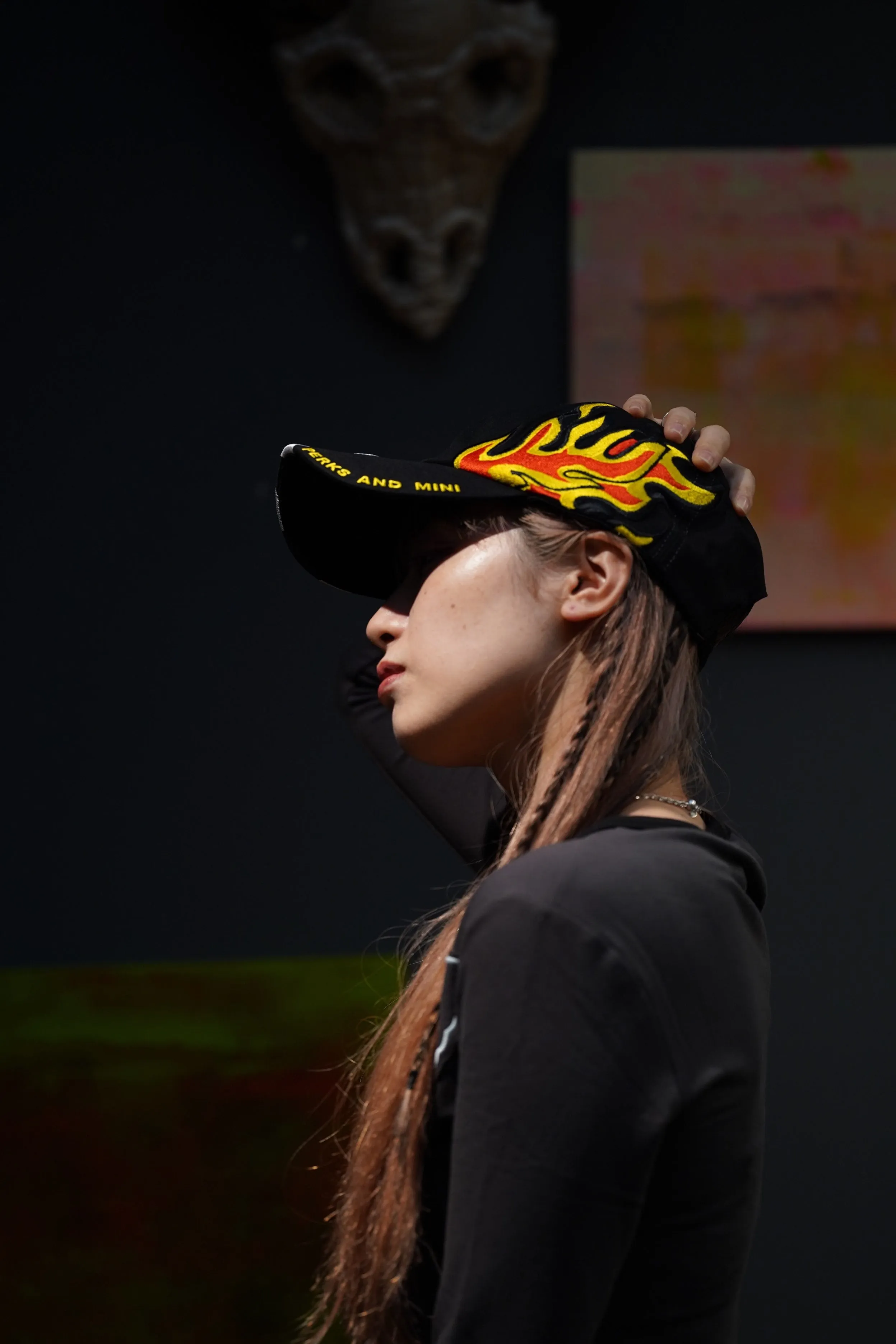 P.A.M FIRE STARTER BASEBALL CAP (BLACK)