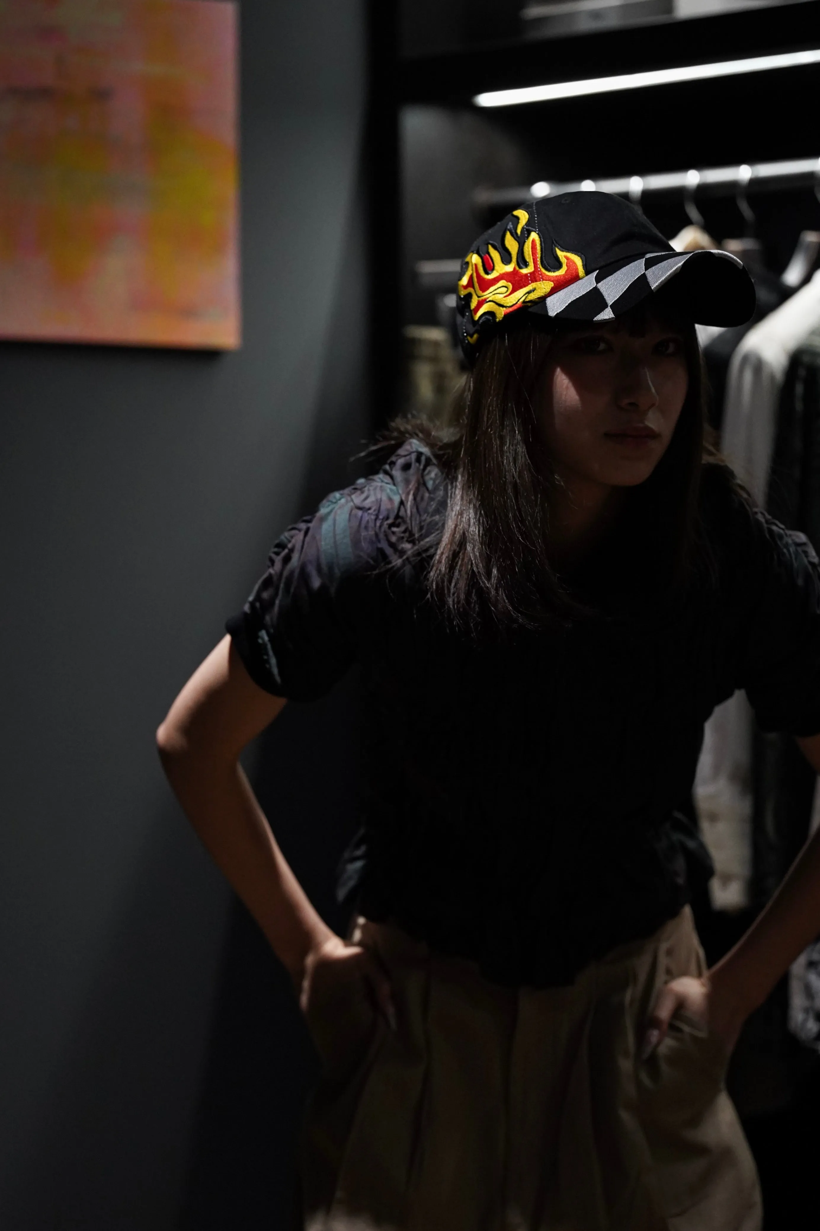 P.A.M FIRE STARTER BASEBALL CAP (BLACK)