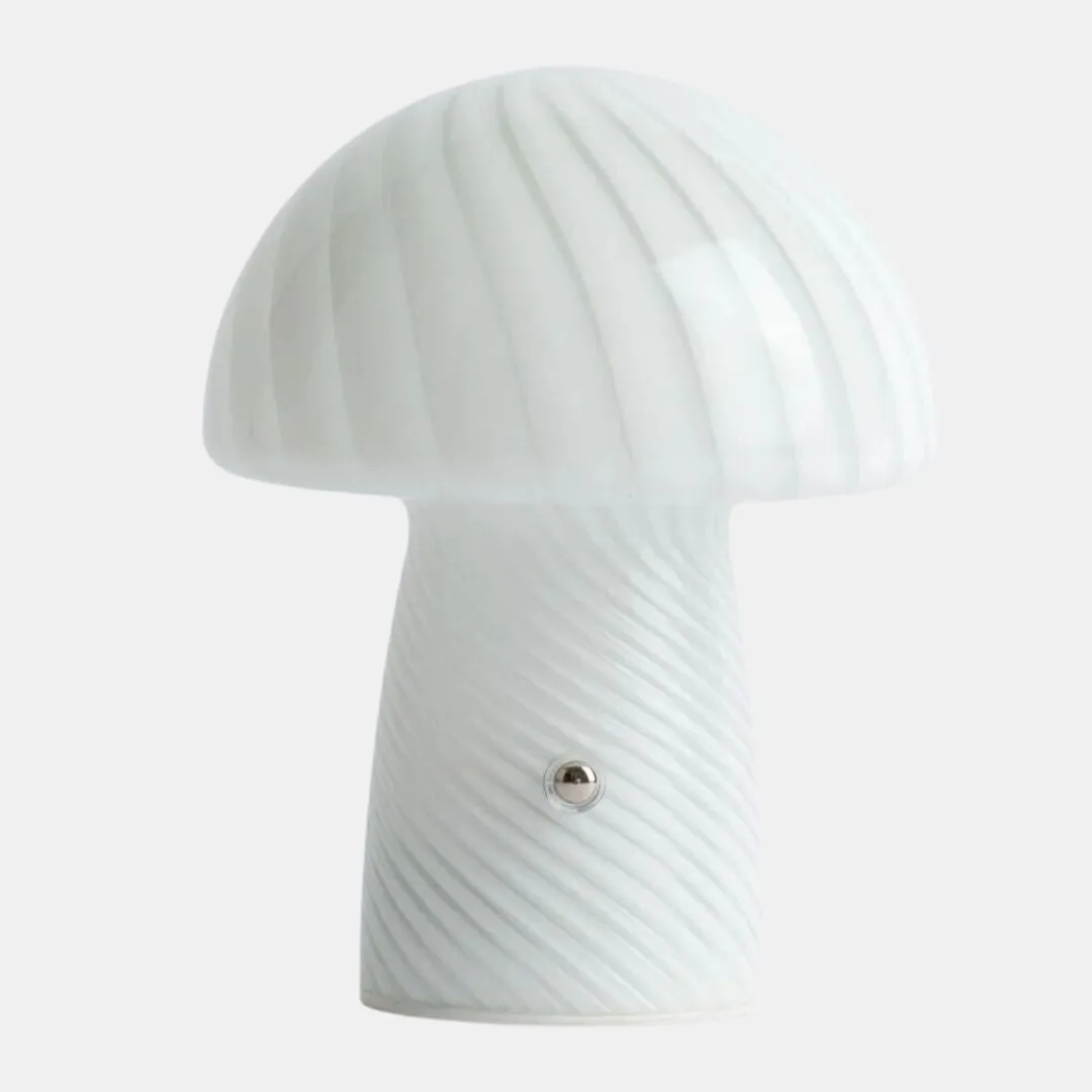 Portable Mini Glass Mushroom Lamp