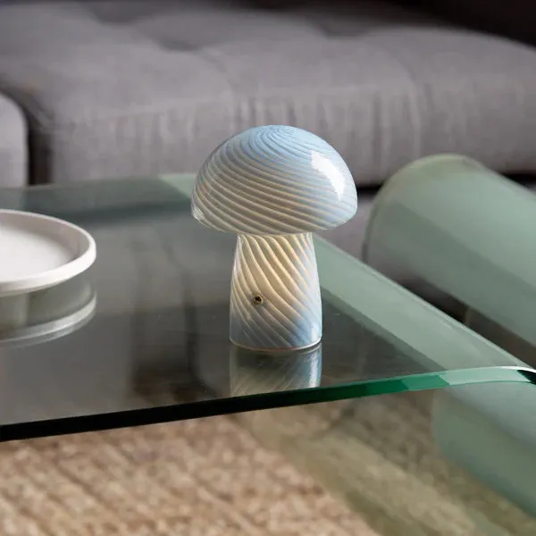 Portable Mini Glass Mushroom Lamp