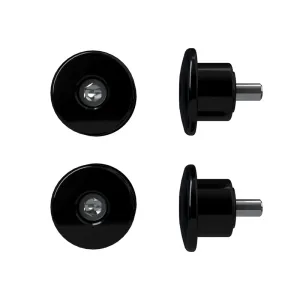 Quick Release Windshield Mounting Spools - Cruiser Black