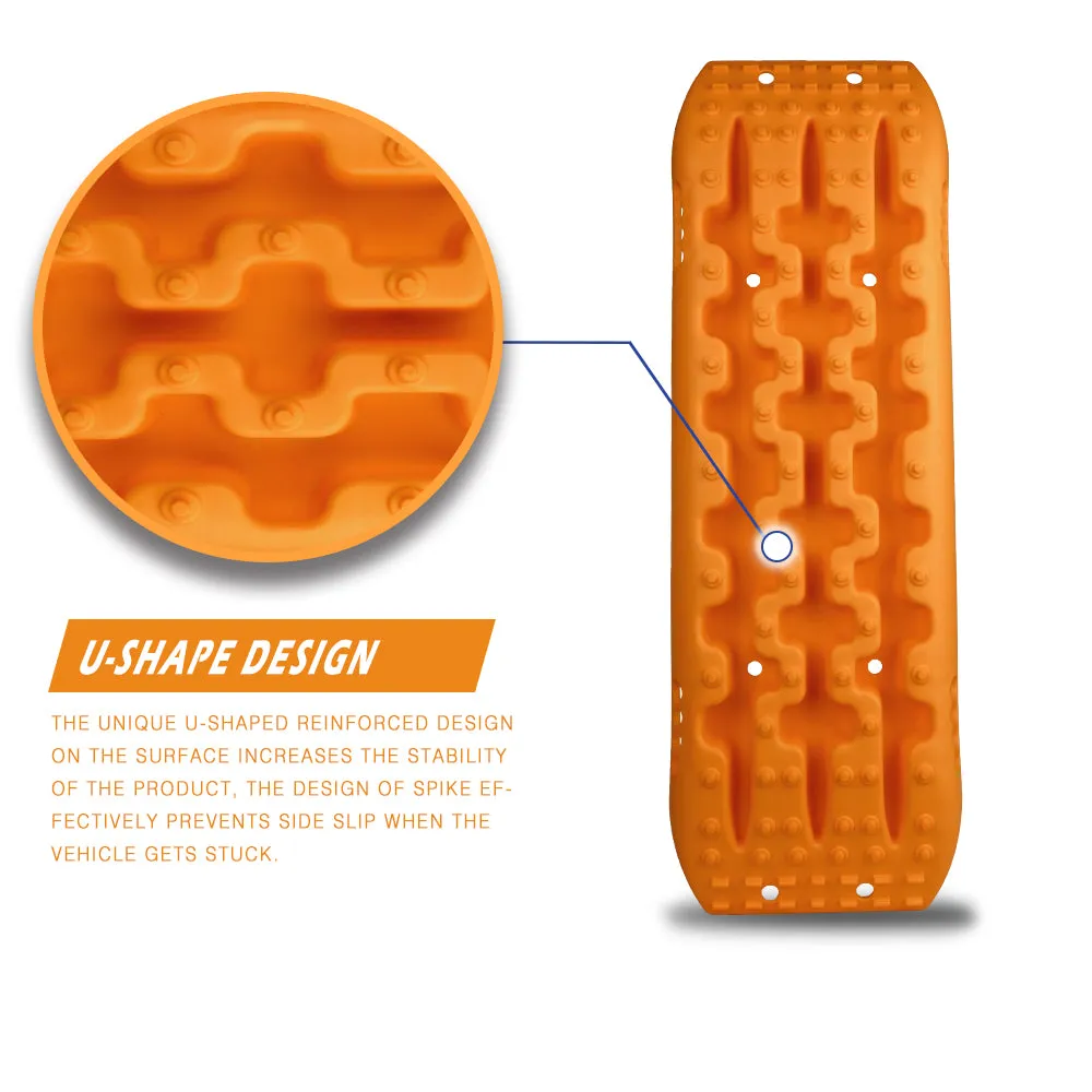 Recovery Tracks With 4PCS Mounting Pins - Orange