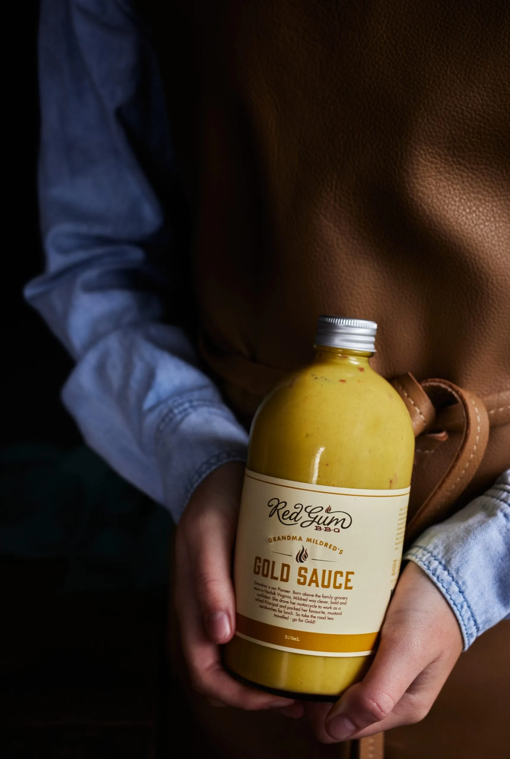 Red Gum BBQ Grandma Mildreds Gold Sauce 500ml