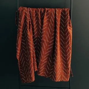 Rust Muslin Swaddle