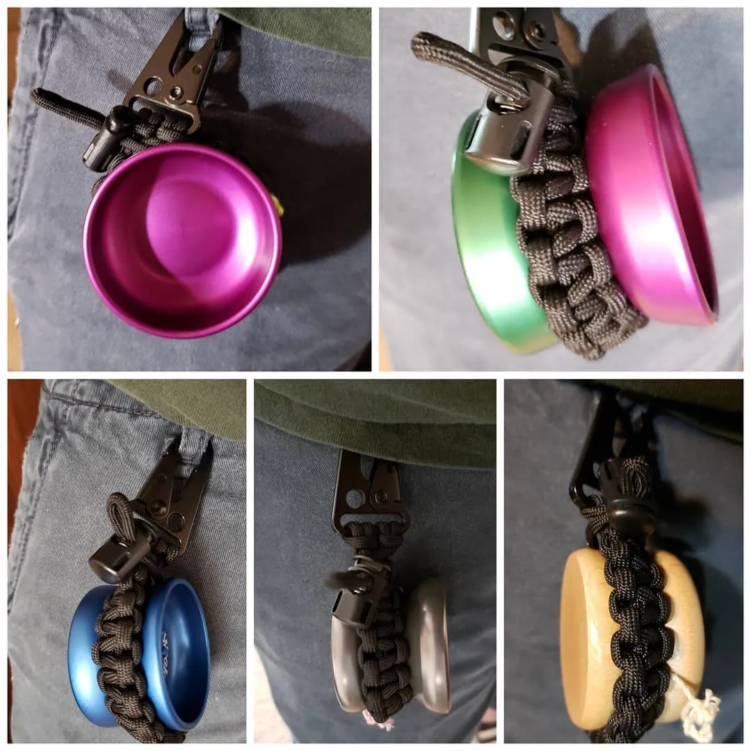 Sergeant Sling Yoyo "the clip" Yo-Yo Clip - Adjustable - Military Grade Hook - Heavy Duty Paracord