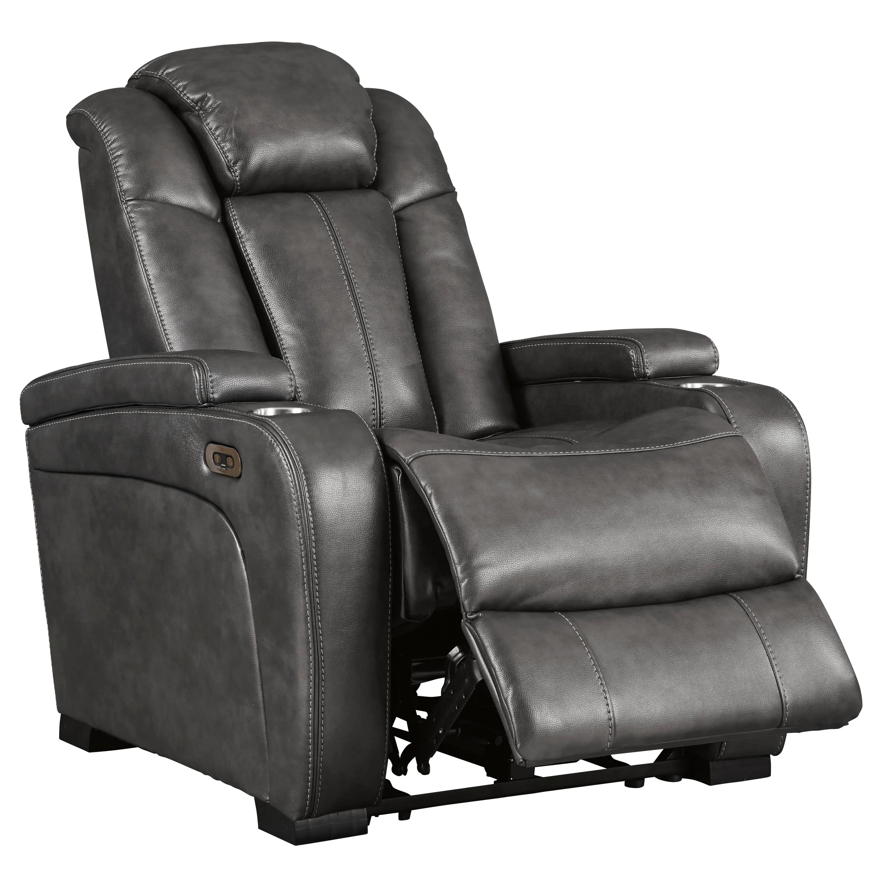 Signature Design by Ashley Turbulance Power Leather Look Recliner 8500113C
